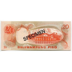 Philippines 20 Piso 1973 - 1978 (ND) Specimen