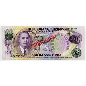 Philippines 100 Piso 1973 - 1978 (ND) Specimen