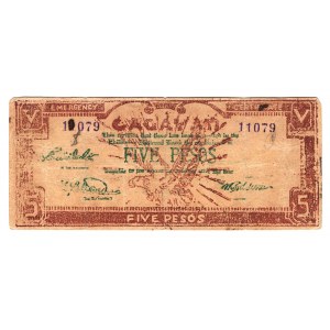 Philippines Cagayan 5 Pesos 1942 (ND)