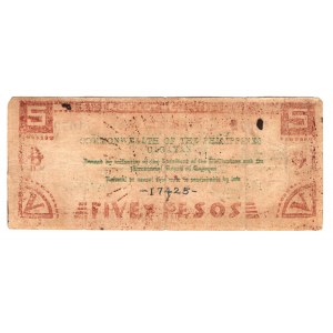 Philippines Cagayan 5 Pesos 1942 (ND)
