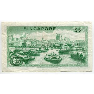 Singapore 5 Dollars 1967 (ND)