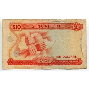 Singapore 10 Dollars 1973 (ND)