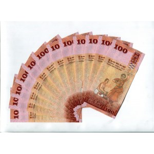 Sri Lanka 12 x 100 Rupees 2015