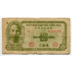 Vietnam North 20 Dong 1951