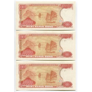 Vietnam 3 x 10000 Dong 1993
