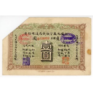 China Yue Soo Imperial Bank 1 Dollar 1908