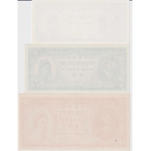 Hong Kong 1-5-10 Cents 1960 - 1965 (ND)
