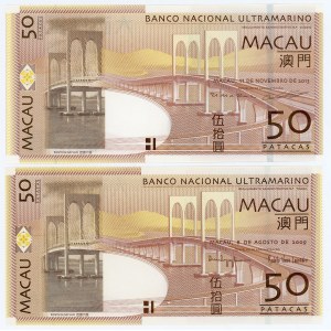 Macao 2 x 50 Patacas 2009 -2013