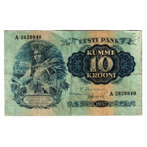 Estonia 10 Krooni 1937