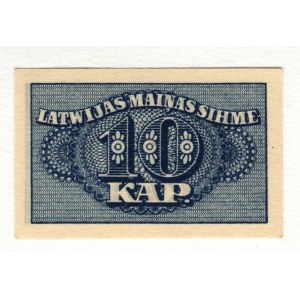 Latvia 10 Kopeks 1920 (ND)