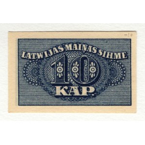 Latvia 10 Kopeks 1920 (ND)