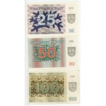 Lithuania 1 - 3 - 10 - 25 - 50 - 100 Talonas 1991