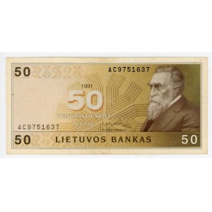 Lithuania 50 Litu 1991