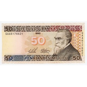 Lithuania 50 Litu 1993