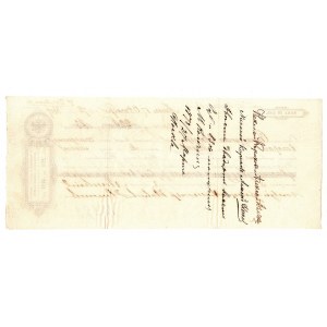 Ukraine Bill of Exchange 75 Kopeks 1900