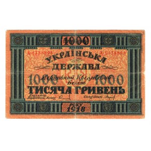 Ukraine 1000 Hryven 1918