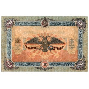 Russia - South High Command of the Armed Forces 1000 Roubles 1919