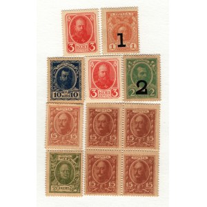 Russia 11 x Money-Stamps 1915 - 1920 (ND)