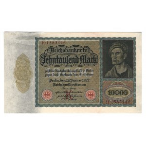 Germany - Weimar Republic 10000 Mark 1922