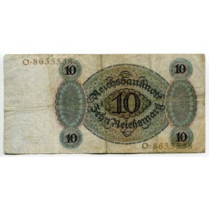 Germany - Weimar Republic 10 Reichsmark 1924
