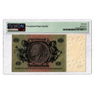 Germany - Third Reich 50 Reichsmark 1933 - 1945 (ND) PMG 58 EPQ
