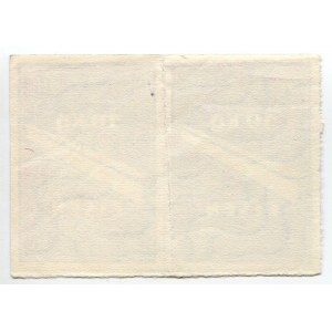 Germany - Third Reich 2 x Coupon for 10 Kg of Iron 10 Kg EISEN 1933 - 1945 (ND) Uncutted Sheet