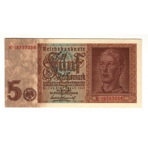 Germany - Third Reich 5 Reichsmark 1942