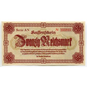 Germany - Third Reich 20 Reichsmark 1945