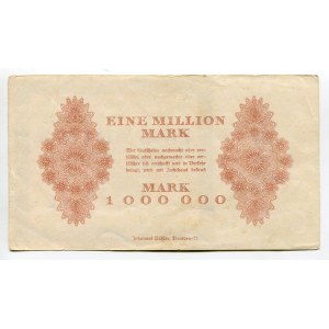 Germany - Weimar Republic Dresden-Neustadt 1 Million Mark 1923 Notgeld
