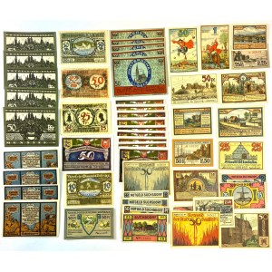 Germany - Weimar Republic Lot of 52 Notgelds