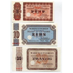 Germany - FRG Westphalia Lot of 6 Warengutscheine Notes 1958 - 1973 Notgelds