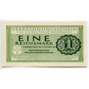 Germany - Third Reich Deutsche Wehrmacht 1 Reichsmark 1944