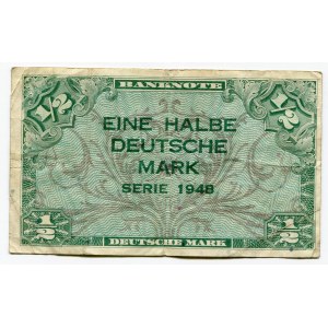 Germany - FRG 1/2 Deutsche Mark 1948