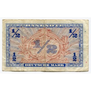 Germany - FRG 1/2 Deutsche Mark 1948