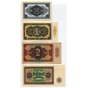 Germany - DDR Lot of 9 Notes 1948 Full Set of 1948 Issue