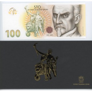 Czech Republic 100 Korun 2019 (2020) 100th Anniversary of the Czechoslovak Crown Series C
