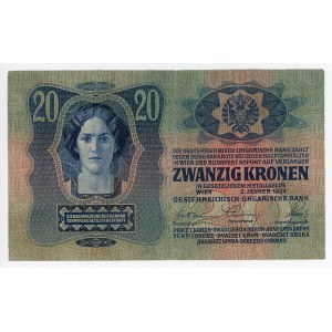 Czechoslovakia 20 Korun 1919