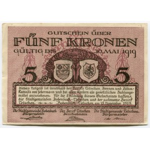 Czechoslovakia 5 Kronen 1919