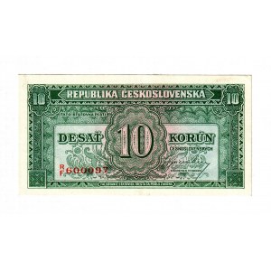 Czechoslovakia 10 Korun 1945 (ND)