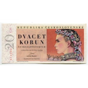 Czechoslovakia 20 Korun 1949