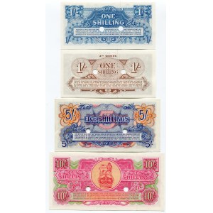 Great Britain Set of 4 Military Banknotes 1956 (ND)