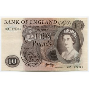 Great Britain 10 Pounds 1966 - 1970