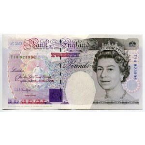 Great Britain 20 Pounds 1991 (1991-1993)