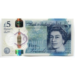 Great Britain 5 Pounds 2015 (ND)