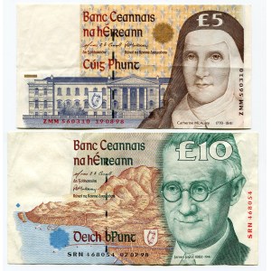 Ireland 5 & 10 Pounds 1993