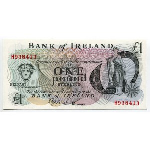 Northern Ireland Bank of Ireland, Belfast 1 Pound 1980 - 1989 (ND)