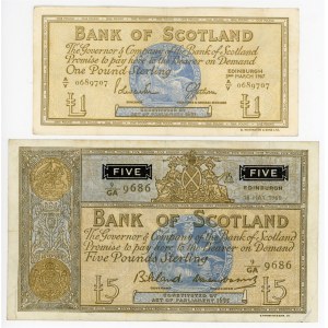 Scotland 1 & 5 Pounds 1960 - 1967