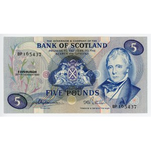 Scotland 5 Pounds 1980