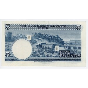 Scotland Royal Bank of Scotland 5 Pounds 1969