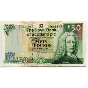 Scotland Royal Bank of Scotland 50 Pounds 2005